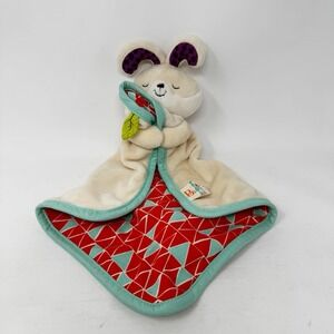 Battat B Toys‎ Snugglies Bunny Rabbit Bunz Velour Baby Lovey Blanket Crinkle